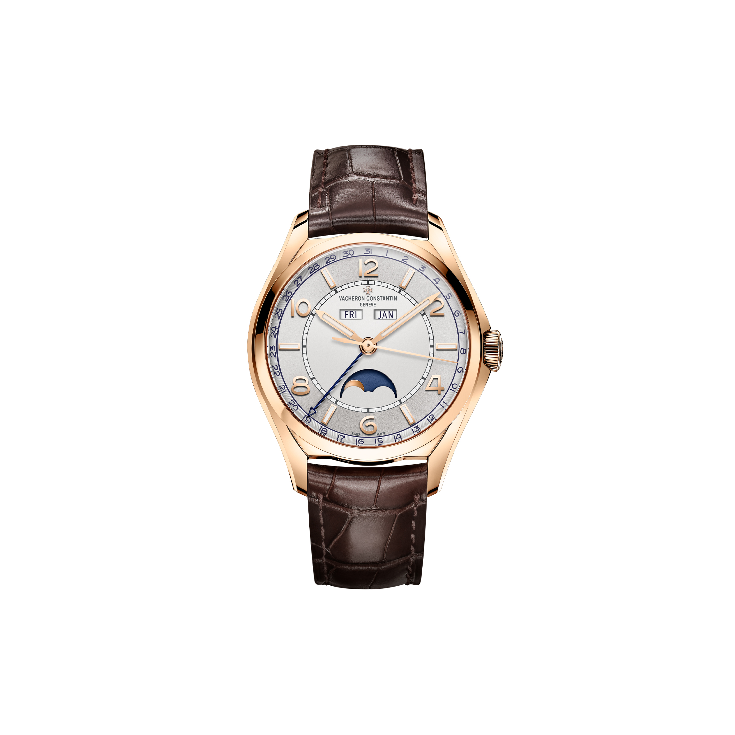 VACHERON CONSTANTIN FIFTYSIX COMPLETE CALENDAR 40 MM PINK GOLD WATCH 4000E/000R-B438 VACHERON CONSTANTIN FIFTYSIX COMPLETE CALENDAR 40 MM PINK GOLD WATCH 4000E/000R-B438